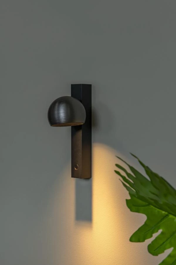 Lucide Premium ESFERA - Wall light - LED Dim. - 1x9W 2700K - Grey iron - atmosphere 1